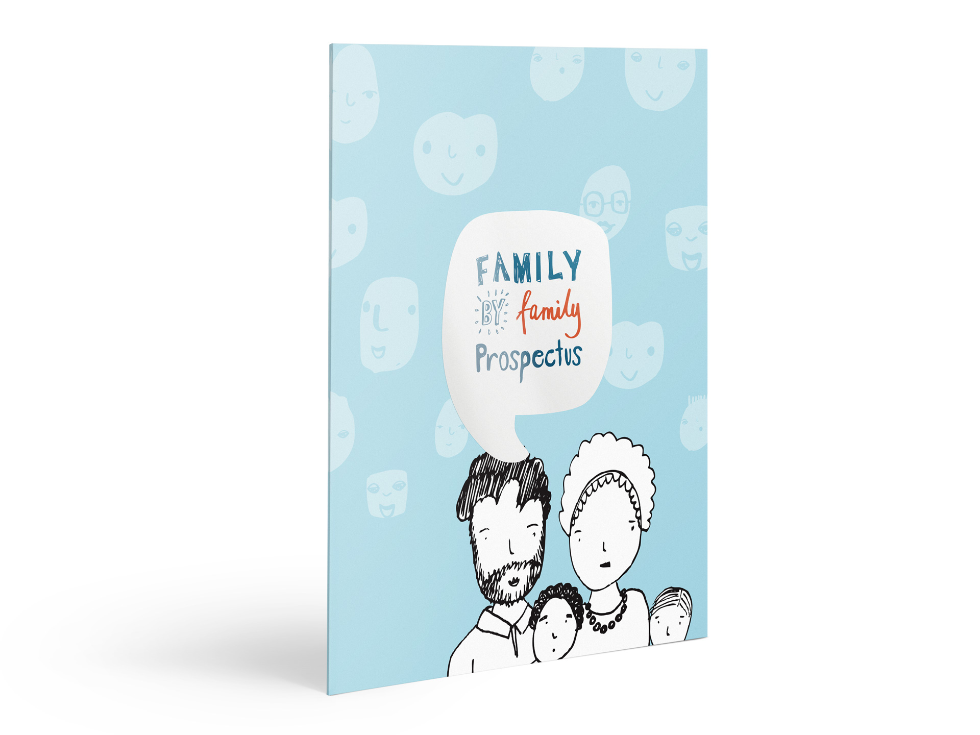 Front cover of Family by Family prospectus booklet