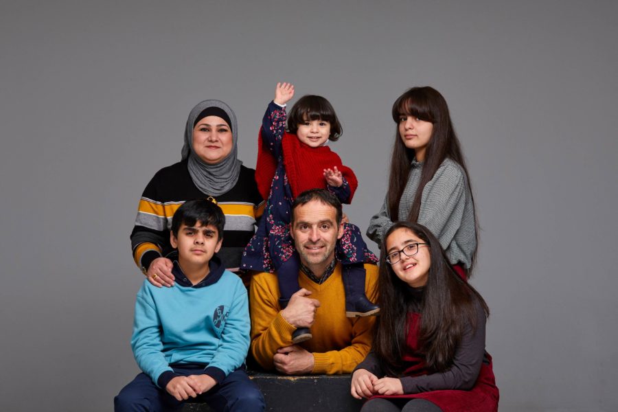 Photo of May, Khalid and their family